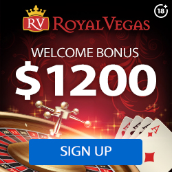 www.RoyalVegasCasino.com - 50 безплатни завъртания + $1200 бонус!