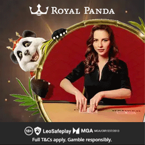 www.RoyalPanda.com - Live-Roulette mit extremen Limits!