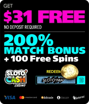www.SlotoCash.im - $31 Free Gift plus a $7,777 Bonus