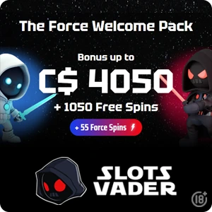 www.SlotsVader.com · May the Force Reward You!
