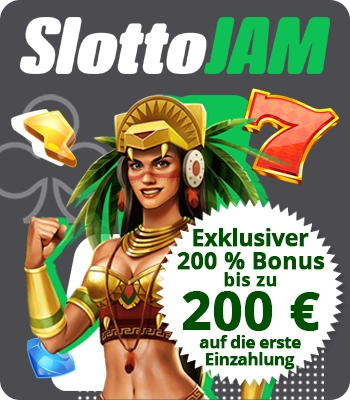 www.SlottoJAM.com - Exklusiver 200 % Bonus