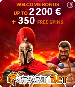 www.SpartiBet.io · 5 Welcome Chests + 350 Free Spins