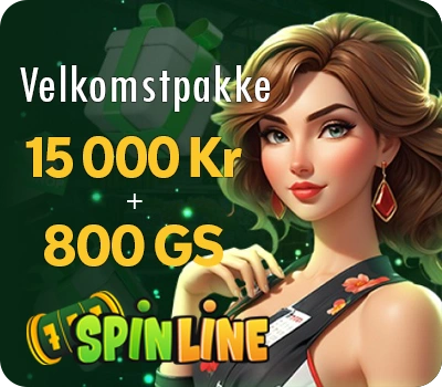 www.Spinline.com · 15.000 kr in bonuses + 800 free spins