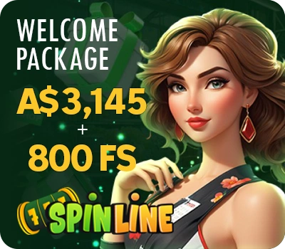 www.Spinline.com · A$3,145 in bonuses + 800 free spins