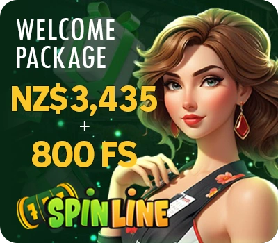 www.Spinline.com · NZ$3,435 in bonuses + 800 free spins