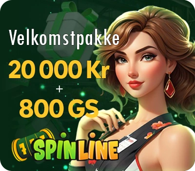 www.Spinline.com · 20.000 kr in bonuses + 800 free spins