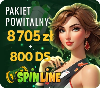 www.Spinline.com · 8,705 zł in bonuses + 800 free spins