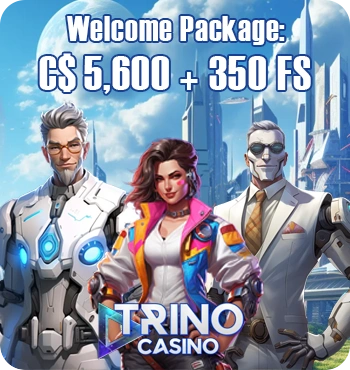 www.TrinoCasino.com · Bonuses, Missions & Futuristic Fun