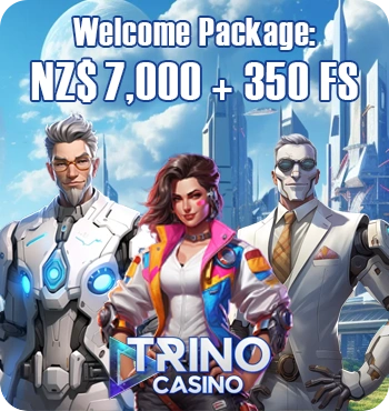 www.TrinoCasino.com · Bonuses, Missions & Futuristic Fun