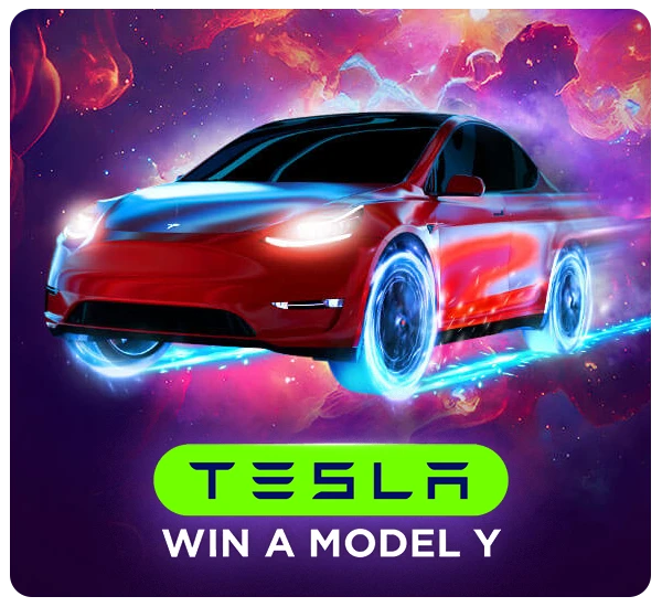 Спечелете Tesla Model Y - bitStarz.com