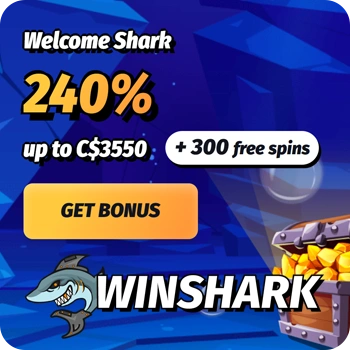 www.Winshark.com · Shark-Sized Bonuses Await