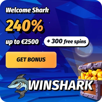 www.Winshark.com · Shark-Sized Bonuses Await