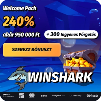 www.Winshark.com · Shark-Sized Bonuses Await