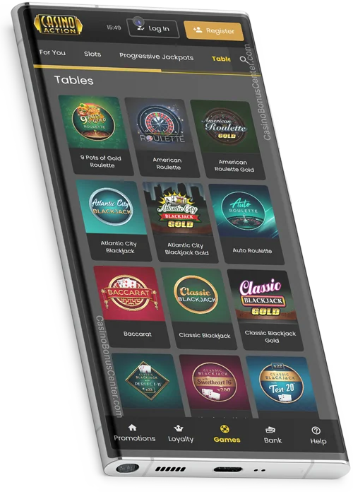 www.CasinoAction.com - Table Games Preview