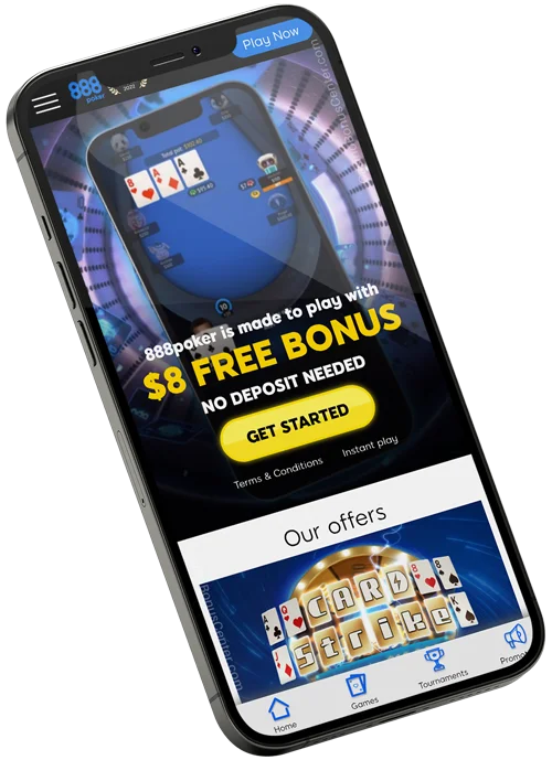 www.888casino.it - Poker Screenshot
