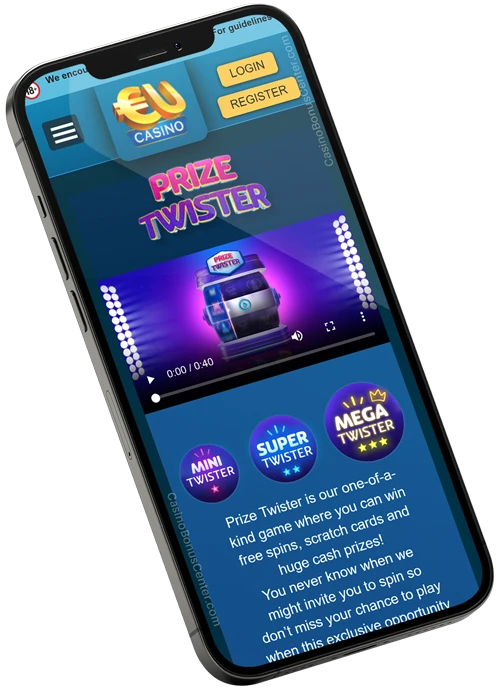 www.EUcasino.dk - Prize Twister Feature Preview