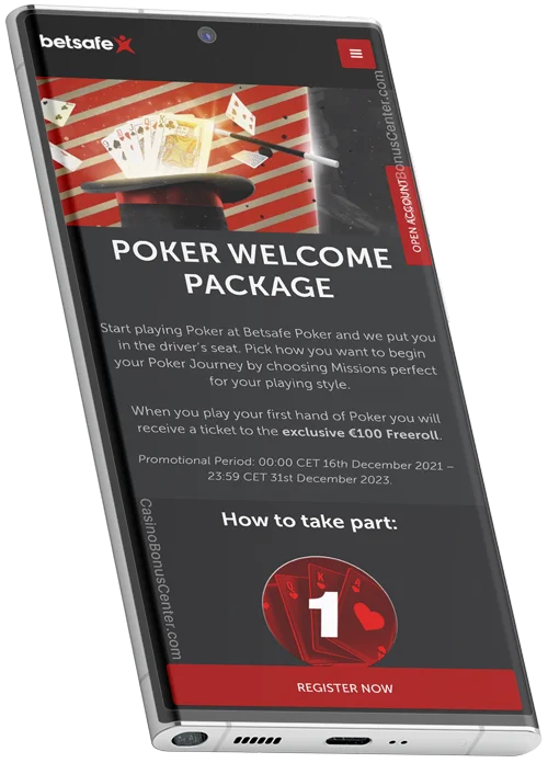 www.betsafe.com - Poker Welcome Bonus Preview