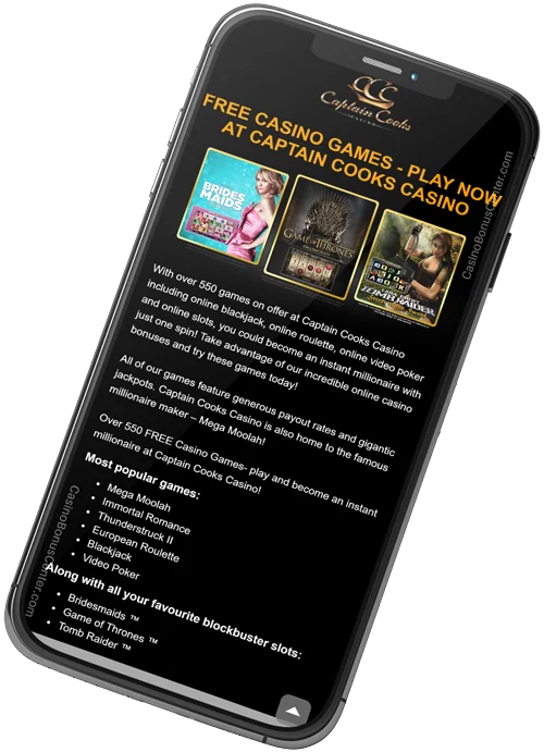 www.CaptainCooks.casino - Blockbuster Slot Games Preview