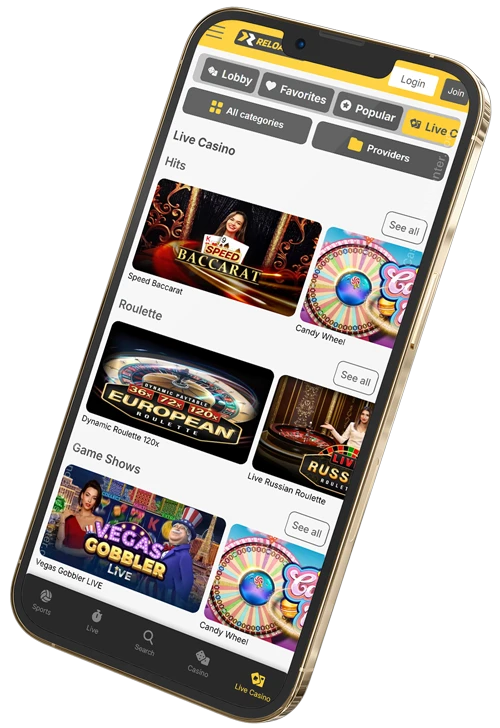 www.ReloadBet.com - Live Casino Preview