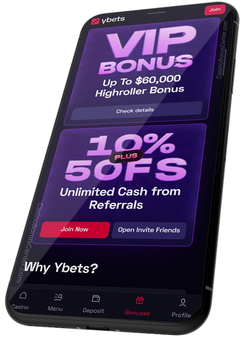 www.Ybets.io - VIP Bonus