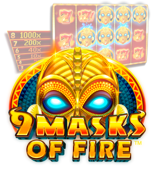 9 Masks of Fire™ offerto da Microgaming