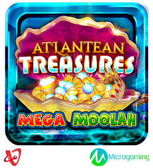 Tesoros atlantes traídos a usted por Microgaming