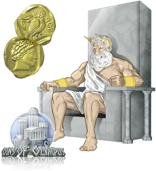 Pièces de monnaie d'Olympe présentées par Rival