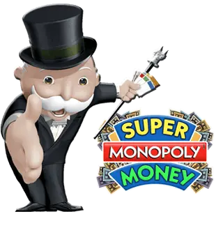 Super Monopoly Money, das Ihnen von WMS zur Verfügung gestellt wurde