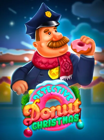 Detective Donut Christmas - Game Logo