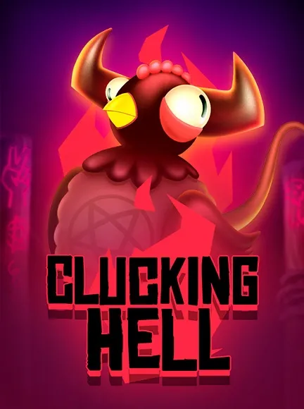 Clucking Hell - Game Logo