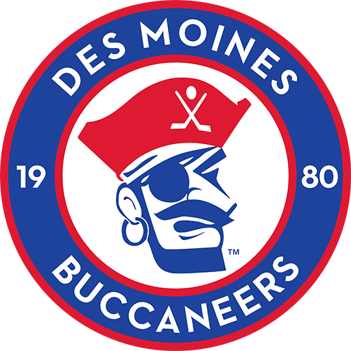 Des Moines Buccaneers badge